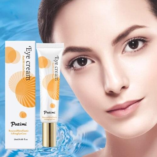 PUTIMI Anti-Wrinkle Eye Cream Fade Dark Circle Anti-Aging Against Puffiness Gel Remove Eye Bags Moisturizing Firming Eyes Care