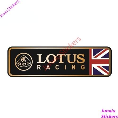 LOTUS RACING Car Sticker Decor Waterproof Car Styling for SUV Bumper Camper Yacht Decal Scratch-Proof Accessories PVC13x4cm