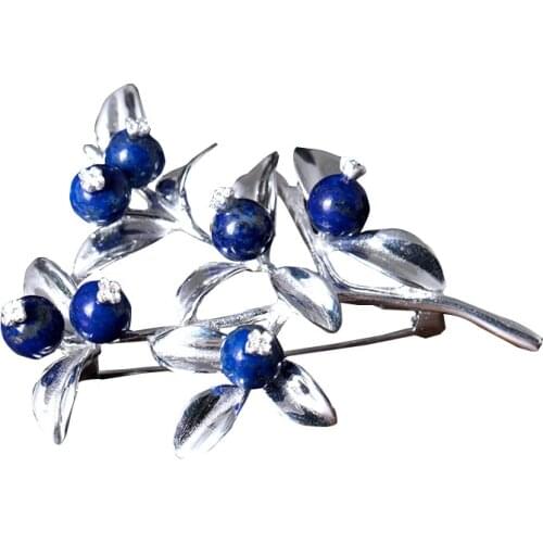 MistyRain Silver Brooches For Clothes