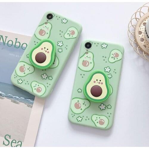 Fruit avocado Soft silicone phone case for Samsung Galaxy A81 A91 A51 A71 5G A01 A21 A11 A70E A41 M11 A31 A21S M51 M31 cover