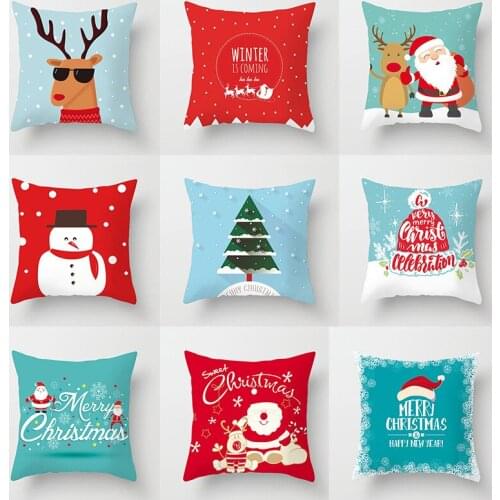 Christmas Bed Pillow Decoration Homedecor Cushion for Sofa Cushion Cover Outdoor Garden Moroccan Nordic Home Decor Pillow Custom