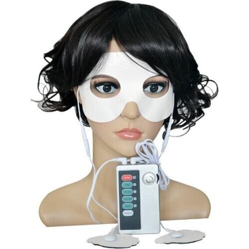 New Low Frequency Massager Tens Digital Therapy Machine Muscle Stimulator With Electrode Conductive Eye Mask Beauty Device