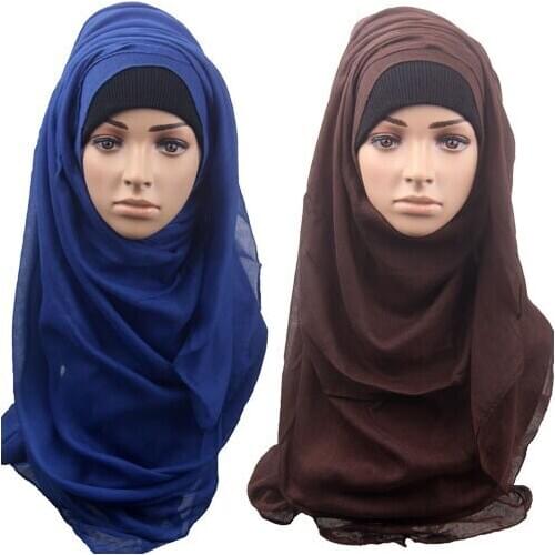 New women fashion lastest muslim colorful scarf muslim hijab, islamic hijab 14 color choose 2pcs/lot #3995