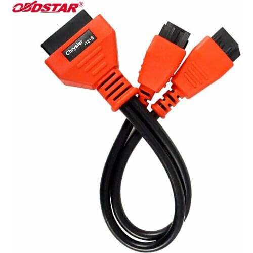 Original for Chrysler 12+8 Adaptor Work with Autel MaxiSys Elite/ MS908/ MS908P/ MS908S Pro/ IM608 /Launch X431 V/ OBDSTAR