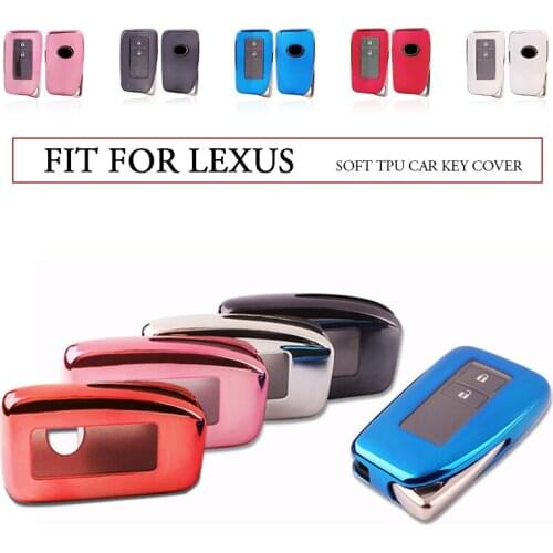Full Sealed Soft TPU Car Remote Cover Smart Entry Key Fob Case Holder For Lexus RX IS GS LS SC NX ES