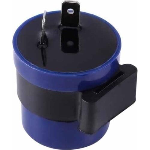 Motorcycle Indicator Relay Flasher 6V -12V 2 Pin Beeper Flasher Relay Turn Signal LED Indicator Blinker For Most Motorcycles