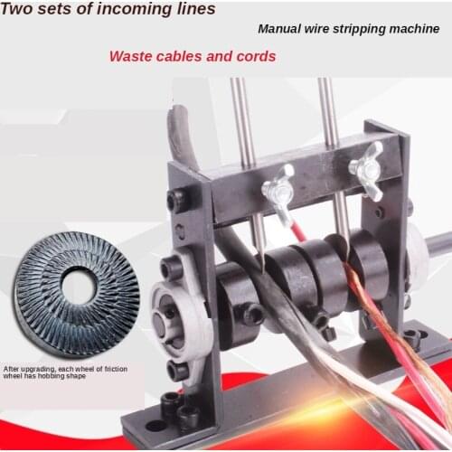 Manual Portable Wire Stripping Machine Scrap Cable Peeling Machines That Could With Drill