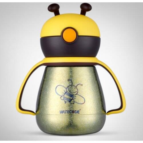 Cute water bottle titanium vacuum flask, childrens titanium cup high-end water cup, customized lettering, titanium alloy filter