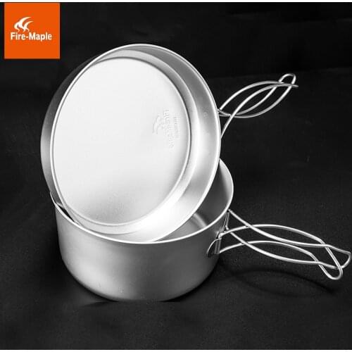 Fire Maple SnowTi Series Titanium Cookset Pot and Lid/Pan