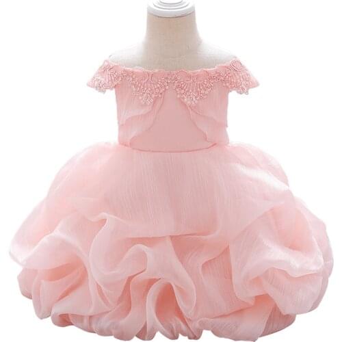 Baby Girls Tutu Dresses Kids Clothes Ruffled Floral Girls Tulle Dress Wedding Party Photography Special Occasion Girl Clothes