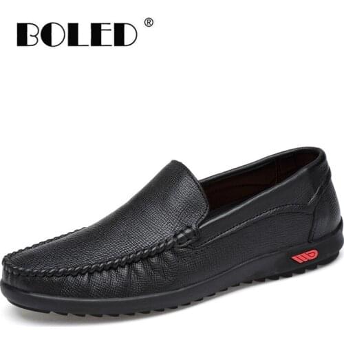 High Quality Natural Leather Men Flats Shoes, Fashion Lace Up Driving Shoes Men Loafers Moccasin Handmade Men Casual Shoes