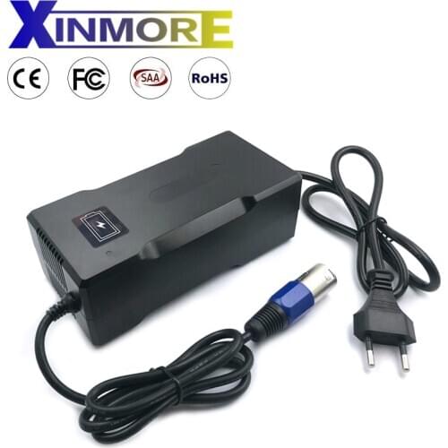 XINMORE 54.6V 4A Battery Charger For 48V 4A lithium Electric 13 Series bicycle Power Electric Tool for Refrigerators & Speaker