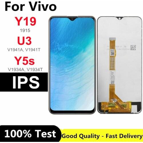 6.5" For BBK Vivo Y19 2019 / Y5s 2019 / U3 LCD Display Touch Screen Digitizer Assembly for vivo y19 lcd