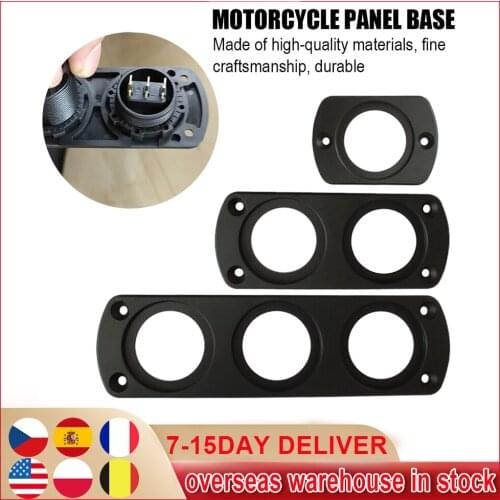 1/2/3 Holes Car Power Outlet Charger Mount Holder Outlet Plate Frame For Car Boat Marine Camper USB Charger Panel Motor Modified