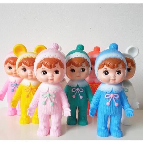 1pcs Kids Gift Toy cute/lovely Vinyl Girl Antique Baby Doll Home decoration