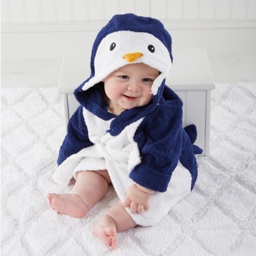 Baby bathrobe cute cartoon little boy little girl baby cloak cotton towel material to prevent cold casual bath towel wear 1pcs