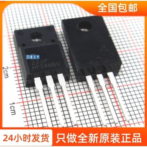 10Pcs/Lot HFS4N60 4A 600V TO220F DIP MOSFET Transistor NEW Original In Stock