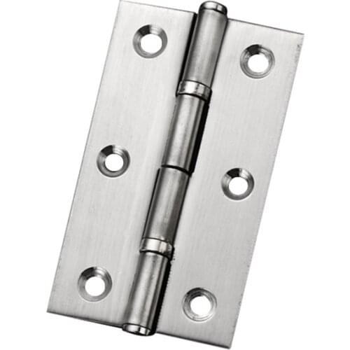 2 Pcs 2/2.5/3 Inch Furniture Door Hinge Stainless Steel Hinge Folding Door Hinge for Cabinet Drawer Door