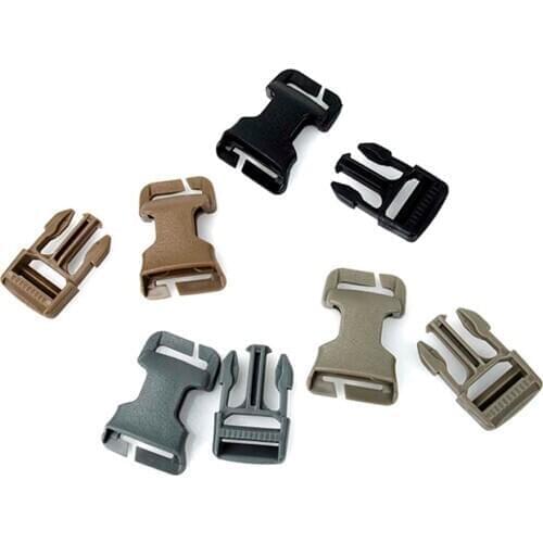 5PCS XC-1B-01 X-CON Tactical Vest buckle 1 inch DuPont POM Quick Attach MOLLE Bukle webbing