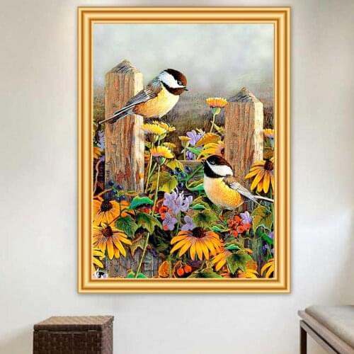 Full Diamond Embroidery Bird 5D DIY Diamond Painting Animal Cross stitch Kits Mosaic Picture Of Rhinestones Decor Home Gift