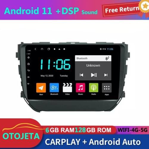 For Suzuki Breeza 2016 Car Radio Stereo GPS Navigator 6GB Ram 128GB Rom Autoradio 2Din Android 11 Bluetooth Multimedia Player