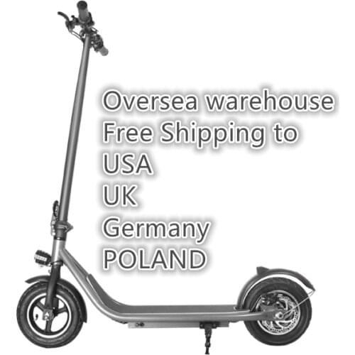 Portable foldable scooter 10 inch rear drive pneumatic tire adult electric scooter