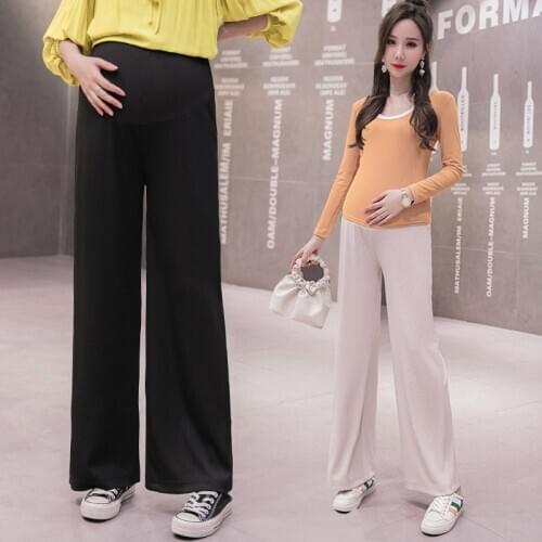 Maternity Pants New High Quality Trousers For Pregnant Women Loose Casual Korean Pregnant Pants Large Size Maternity Pants 2020