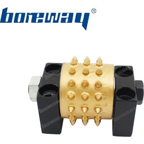 Boreway Supply Carbide Alloy Bush Hammer Roller With 45 Teeth For Grinding Stone And Concrete