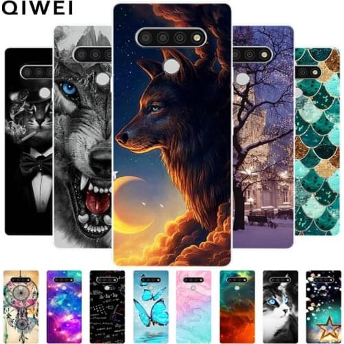 For LG K41S Case Cartoon Wolf Printing Soft Silicone Phone Cover For LG K51S K 51S TPU Fundas Cases Clear Bumper K 41S Cute