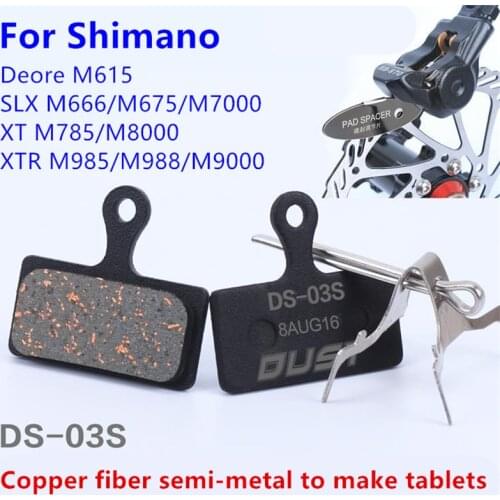 DUST Bicycle Disc Brake Pads MTB Bike Cycling Hydraulic Brake Pad Bike Parts for M615/675/785/985/988/M7000