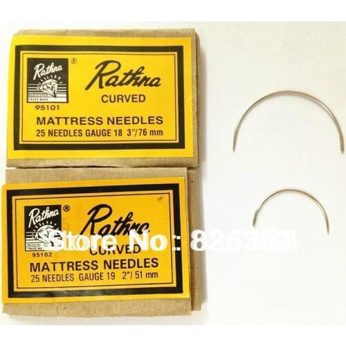 25PCS/pack high quality Curved Mattress C type hand sewing needles for Sofa, Cushion and so on
