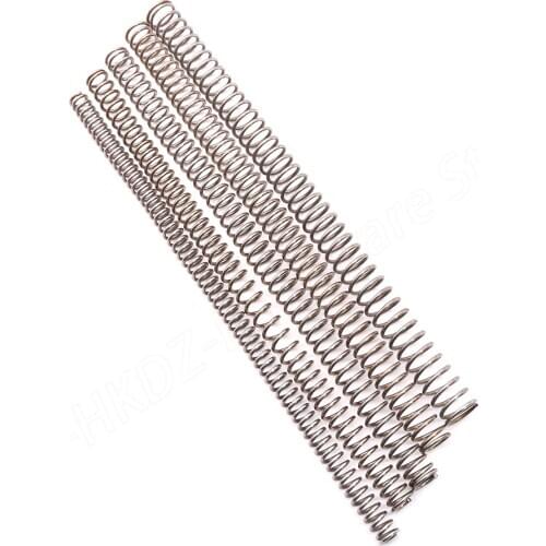 304 Stainless Steel Compression Spring Y-Type Compression Spring 0.3 -0.6mm Wire Diameter 3-6mm Outer Diameter 305mm Length