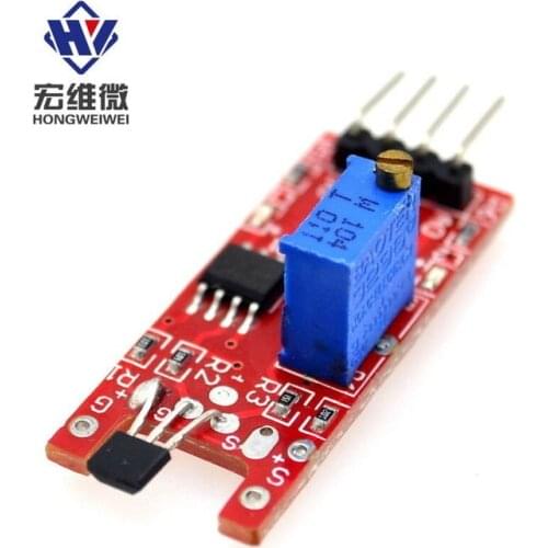 KY-024 Linear Magnetic Hall Sensor Board Switch Speed Counting Hall Sensors Module for Arduino Accessories DIY KIT 4pin KY024