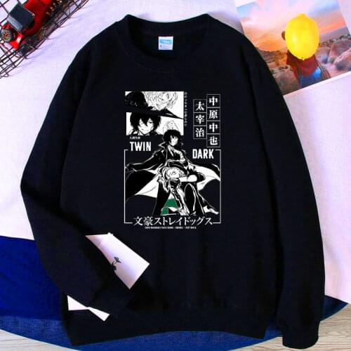 2021 Cool Bungou Stray Dogs Chuuya Nakahara Men Women Comfortable Tracksuit Anime Unisex Streetwears Fashion Lounge Sweatshirts
