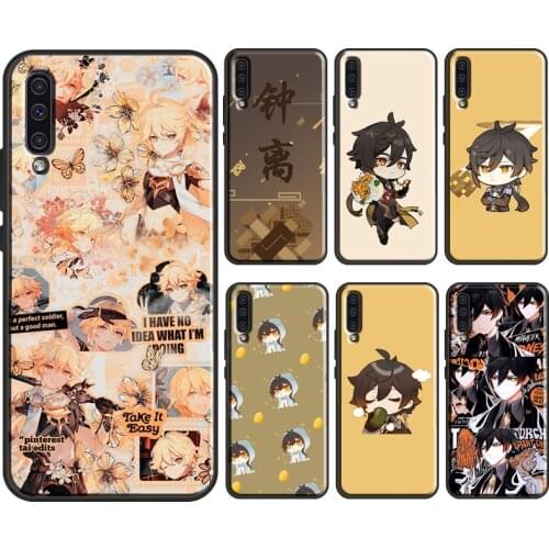 Genshin Impact Zhongli Soft Case For Samsung A21S A20e A10 A20 A40 A50 A70 A12 A52 A11 A31 A41 A51 A71 M31 Coque