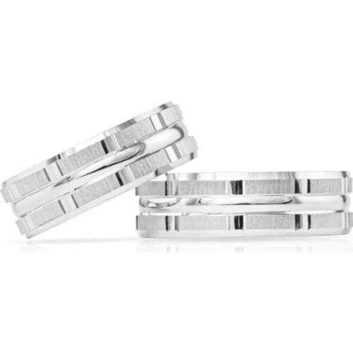 SILVERFONI 925 Sterling Real Silver Wedding Rings Set For Men And Women Luxury Jewelry Fashion Engagement Anniversary New Season