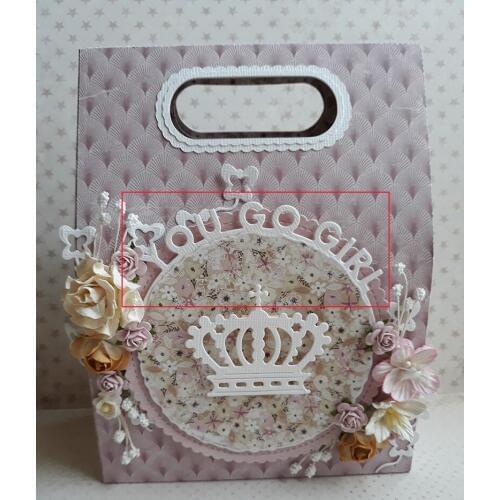 You go Girl Baby shower Word Sentiment 2018 New Arrival Cutting Dies Punch Scrapbooking Dies Metal Embossing for Card Making