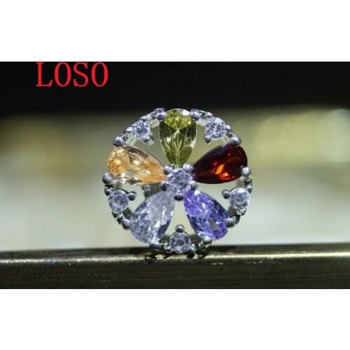 Original zircon crystal water drill button shirt, skirt, dress decoration female button diy