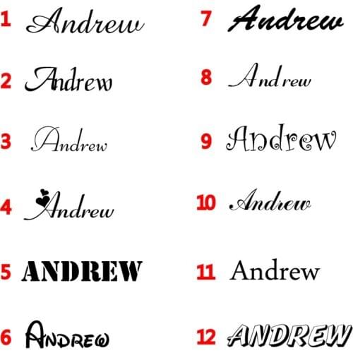 Custom Any Name Wall Sticker Personailzed Kids Boys Room Decoration Babys Bedroom Decor Bedroom Living Room Vinyl Decal