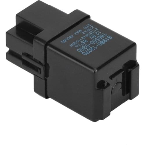 Flasher Relay Turn Signal 81980-12070 Fit For TOYOTA Replacement Auto Accessory Auto Parts Relay (Black)