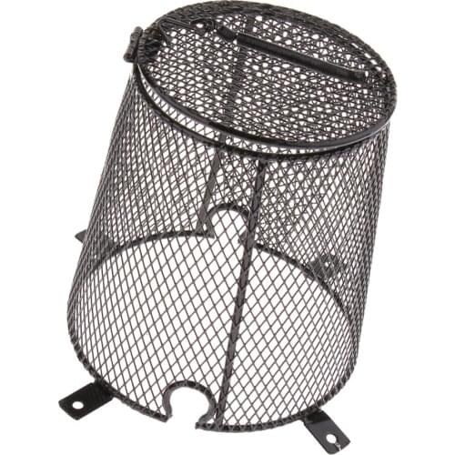 Anti-scald Reptile Heater Lamp Guard Light Bulb Protector Lamp Mesh Cover