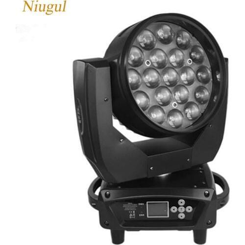 19X15W LED Zoom Moving Head Light DMX512 RGBW Dyeing Wash Effcect Stage Lights DJ Club LED Beam Zoom Dyeing Beam Stage Lighting