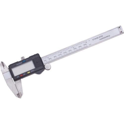Utoolmart Precision 0.01mm Digital Calipers Carbon Steel Measuring Tool Durable Accurate Vernier Caliper Tools Instrument 1pcs
