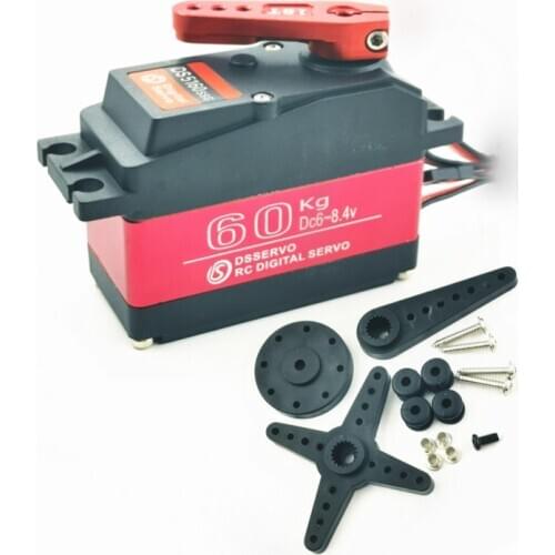 60kg HV Waterproof Digital Robot Servo DS5160 Arduino Smar Car High-Torque Large Servo For Traxxas Trx4 Rc Car Accessories