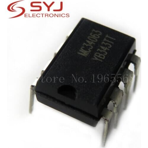 10pcs/lot MC34063API MC34063 34063 KA34063A KA34063 DIP8 DIP Boost or buck DC/DC converter In Stock