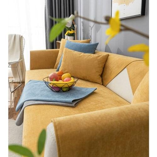 110cm Modern Simple solid color sofa cushion cover waterproof cushion cover suitable for sofa PU pillowcase for sofa