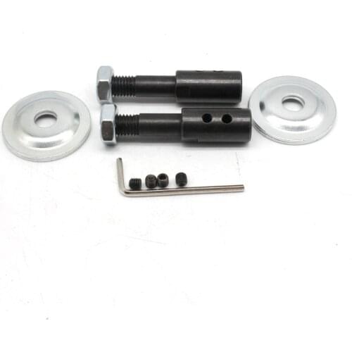 2 Set 8mm Spindle Adapter for Bench Grinder Jewelry Grinding Polishing Shaft Motor Connecting Rod