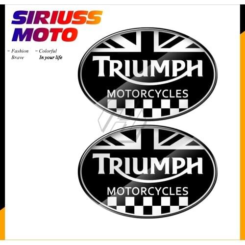 3D Motorcycle Racing Sticker Union Jack Decal Case for Triumph Daytona 675 765 Tiger 800 Explorer Tank Pad