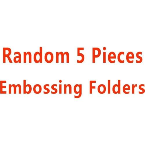 5 Pieces Embossing Folders Plastic Template Craft Card Making Paper Cards Photo Album Wedding Decoration Scrapbooking DIY Craft