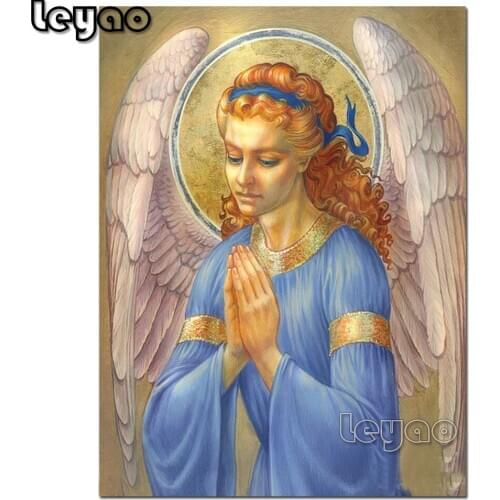 5D diamond mosaic Religious icon Diy Diamond Painting guardian angel Embroidery Diamond Cross Stitch rhinestone Decor Puzzle